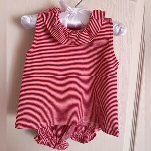 Edgehill Collection Red and White Striped Set